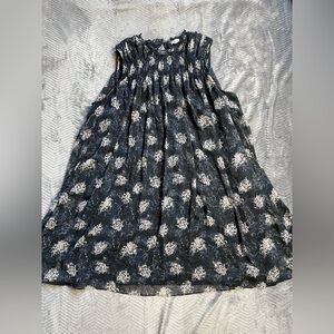 Joie Mini Sleeveless Shift Dress Baltic Print XXL